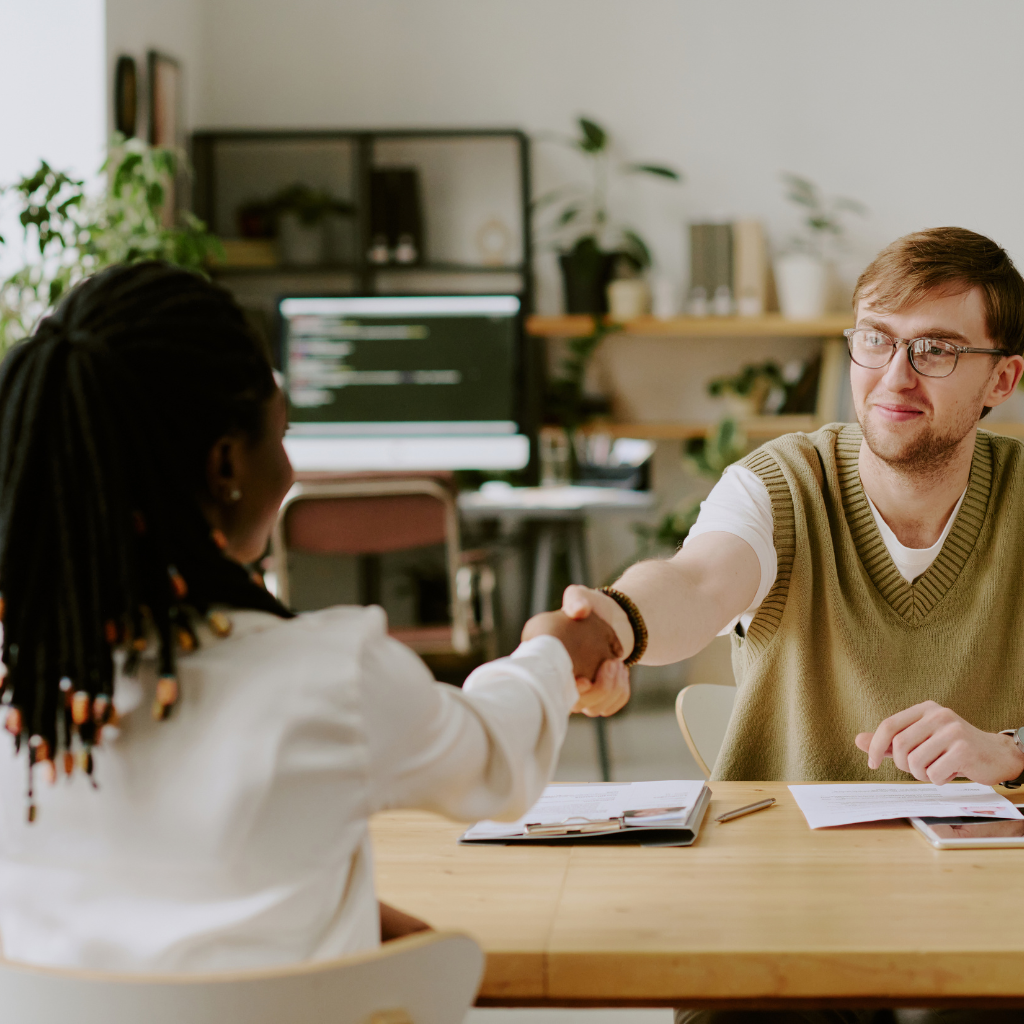 Job interview illustration